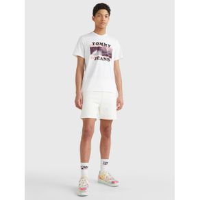 

PLAYERA TOMMY JEANS DE ALGODÓN ORGÁNICO CON ESTAMPADO DE HOMBRE Talla: XS