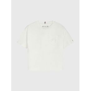 

PLAYERA TOMMY HILFIGER CON LOGO EN EL BOLSILLO PARA NIÑA Talla: 10