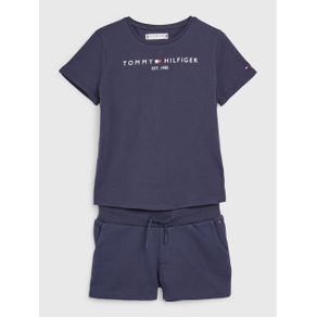 

CONJUNTO TOMMY HILFIGER DE PLAYERA Y SHORTS ESSENTIAL PARA NIÑA Talla: 8