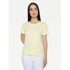 

PLAYERA TOMMY JEANS DE ALGODÓN ORGÁNICO Y CORTE SLIM DE MUJER Talla: L