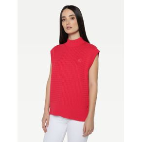 

CHALECO TOMMY HILFIGER DE PUNTO TRENZADO CON CUELLO PERKINS DE MUJER Talla: XL