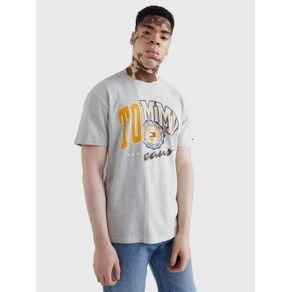 

PLAYERA TOMMY JEANS BITONAL CON LOGO ENSAMBLADO DE HOMBRE Talla: M