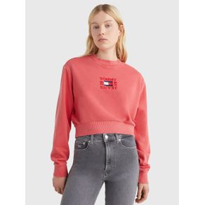 

SUDADERA TOMMY JEANS CROPPED CON LOGO DE MUJER Talla: XL