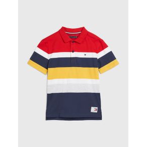 

POLO TOMMY JEANS CON FRANJAS PARA NIÑO Talla: 12