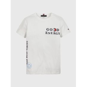 

PLAYERA TOMMY JEANS DE ALGODÓN ORGÁNICO PARA NIÑO Talla: 10