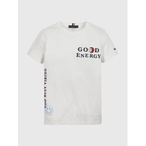 

PLAYERA TOMMY JEANS DE ALGODÓN ORGÁNICO PARA NIÑO Talla: 12