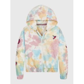 

SUDADERA TOMMY JEANS DESTEÑIDA CON GORRA Y CIERRE PARA NIÑA Talla: 4