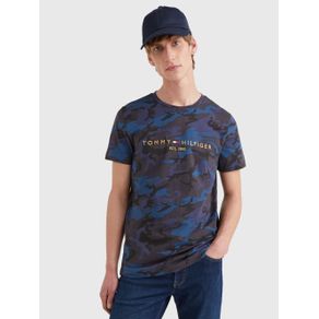 

Playera Tommy Jeans Con Estampado De Camuflaje Y Logo Talla: XS
