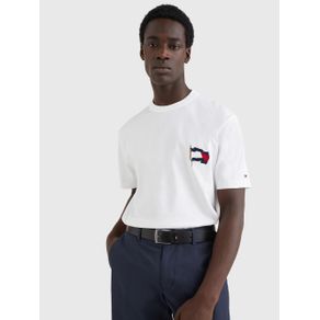 

PLAYERA TOMMY HILFIGER CON LOGO ONDULANTE BORDADO DE HOMBRE Talla: M