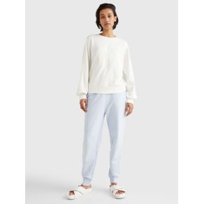 

SUDADERA TOMMY HILFIGER AMPLIA CON ESCUDO BORDADO DE MUJER Talla: L