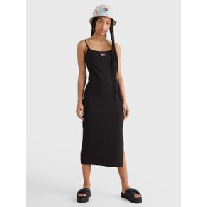 

VESTIDO TOMMY JEANS AJUSTADO DE TIRANTES CON PARCHE DE MUJER Talla: M