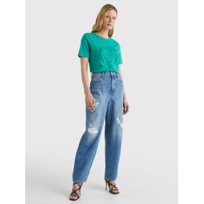 

Playera Tommy Hilfiger Tommy Icons De Algodón Orgánico De Mujer Talla: L