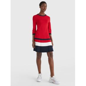 

VESTIDO TOMMY HILFIGER DE CORTE EVASÉ DE MUJER Talla: XS