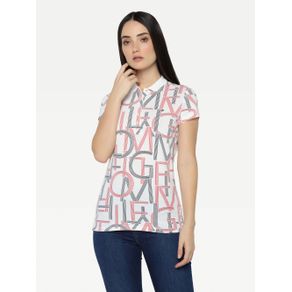 

POLO TOMMY HILFIGER ESTAMPADO DE CORTE SLIM DE MUJER Talla: M