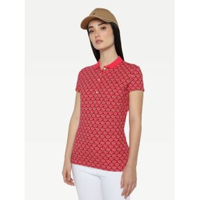 

POLO TOMMY HILFIGER ESTAMPADO DE CORTE SLIM DE MUJER Talla: M