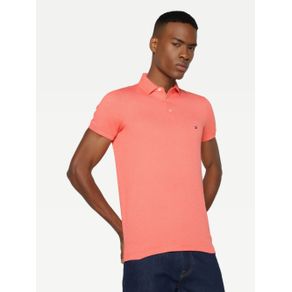 

POLO TOMMY HILFIGER 1985 EN ALGODÓN MOULINÉ DE CORTE SLIM Talla: XS