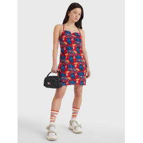 

MINIVESTIDO TOMMY HILFIGER ESTAMPADO DE TIRANTES DE MUJER TALLA: M