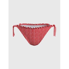 

PARTE INFERIOR DE BIKINI TOMMY HILFIGER DE CUADROS CON TIRAS DE MUJER TALLA: L