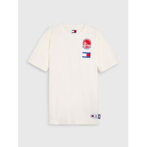 

PLAYERA TOMMY JEANS AMPLIA TOMMY & NBA CALIFORNIA WARRIORS CON PARCHE DE HOMBRE Talla: XL