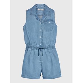 

MONO TOMMY HILFIGER CORTO SIN MANGAS PARA NIÑA Talla: 10