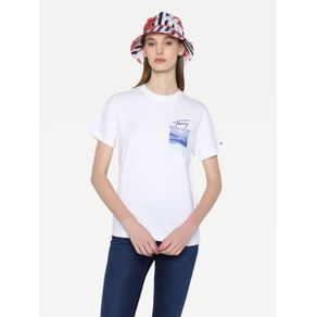 

PLAYERA TOMMY JEANS CON LOGO DE TOMMY JEANS SINCE 1985 DE MUJER Talla: M