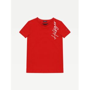 

PLAYERA TOMMY HILFIGER CON LOGO DE HILFIGER ESTAMPADO PARA NIÑO Talla: 8