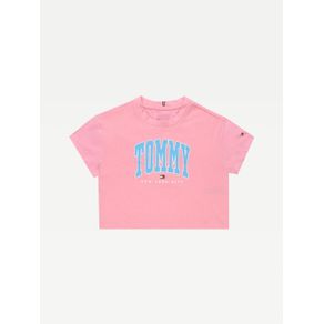 

PLAYERA TOMMY HILFIGER CON LOGO DE TOMMY ESTAMPADO PARA NIÑA Talla: 10
