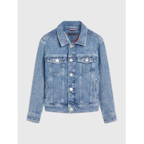 

CHAMARRA TRUCKER TOMMY HILFIGER DE DENIM RETRO PARA NIÑOS Talla: 4