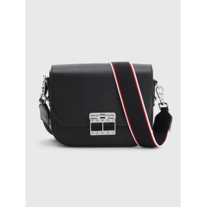 

BOLSO TOMMY JEANS DE PIEL CON CIERRE A PRESIÓN PARA MUJER Talla: UNICA