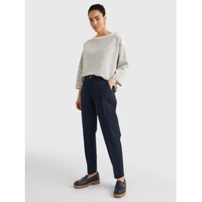 

PLAYERA TOMMY HILFIGER DE CORTE AMPLIO CON CUELLO BARCO PARA MUJER Talla: M