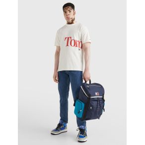 

PLAYERA TOMMY JEANS DE ALGODÓN CON LOGO DIVIDIDO DE HOMBRE Talla: L