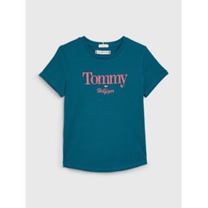 

Playera Tommy Hilfiger Con Logo Brillante De Niña Talla: 10