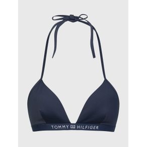 

PARTE SUPERIOR DE BIKINI TOMMY HILFIGER DE TRIÁNGULO Y LOGO DE MUJER Talla: M