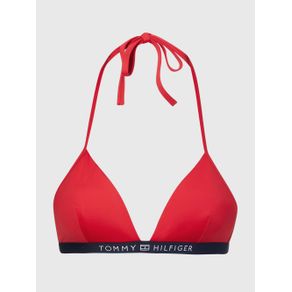 

PARTE SUPERIOR DE BIKINI TOMMY HILFIGER DE TRIÁNGULO Y LOGO DE MUJER Talla: XL