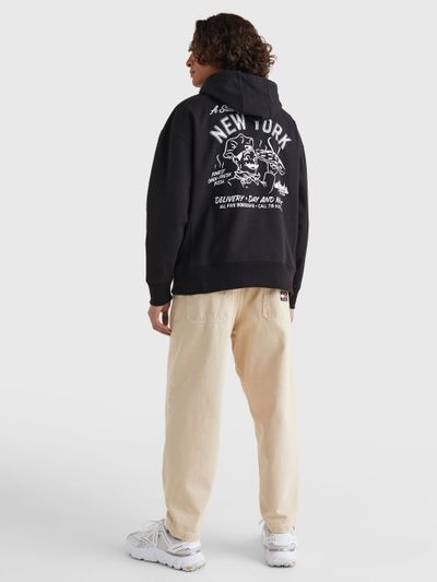 SUDADERA-TOMMY-JEANS-AMPLIA-CON-GORRA-Y-MOTIVO-PIZZA-DE-HOMBRE-TOMMY-HILFIGER