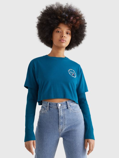 PLAYERA-TOMMY-JEANS-CROPPED-CON-LOGOS-CIRCULARES-DE-MUJER-TOMMY-HILFIGER