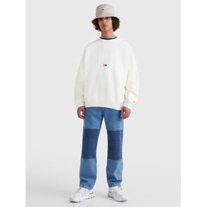 

Sudadera Tommy Jeans college moteada con logo de hombre Talla: L