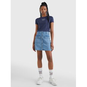 

Playera Tommy Jeans essential con logo de mujer Talla: XL