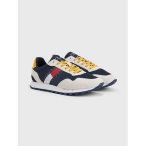 

TENIS TOMMY JEANS DEPORTIVOS CON MEZCLA DE TEXTURAS DE HOMBRE Talla: 28