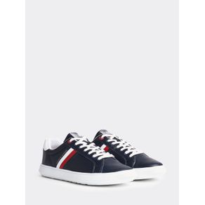 

TENIS TOMMY HILFIGER DEPORTIVOS DE PIEL CON SUELA CUPSOLE DE HOMBRE Talla: 26