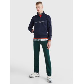 

SUDADERA TOMMY HILFIGER CON MEDIO CIERRE Y LOGO DE HOMBRE Talla: M