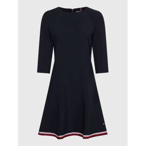 

Minivestido Tommy Hilfiger curve de corte evasé de mujer Talla: 48