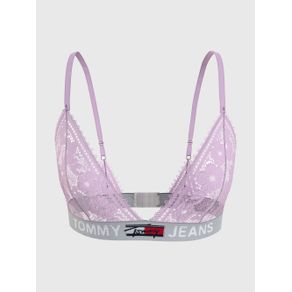 

BRASIER TOMMY JEANS DE TRIÁNGULO DE ENCAJE SIN FORRAR DE MUJER Talla: XL
