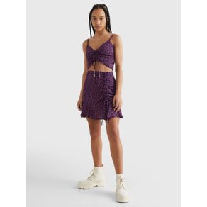 

Minifalda Tommy Jeans fruncida con estampado de flores de mujer Talla: XL