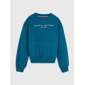 

SUDADERA TOMMY HILFIGER ESSENTIAL DE CUELLO REDONDO CON LOGO DE NIÑA Talla: 14