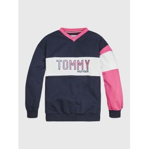

Sudadera Tommy Hilfiger color block con logo bordado de niña Talla: 10
