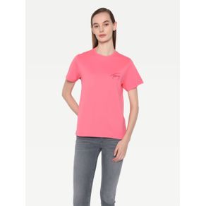 

PLAYERA TOMMY JEANS DE CORTE AMPLIO CON LOGO DISTINTIVO DE MUJER Talla: L