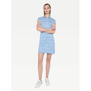 

Vestido Tommy Hilfiger tipo polo con estampado de logos de mujer Talla: XS