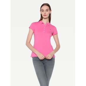 

POLO TOMMY HILFIGER DE ALGODÓN ELÁSTICO CON CORTE SLIM DE MUJER Talla: M