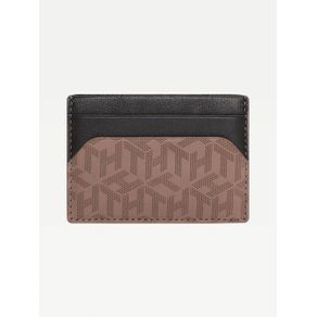 

TARJETERO TOMMY HILFIGER CON MONOGRAMA EN CORTE LÁSER DE HOMBRE Talla: UNICA